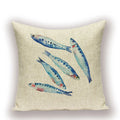 Axyaa Nordic Fish Cushion Covers – High Quality Decorative Pillows