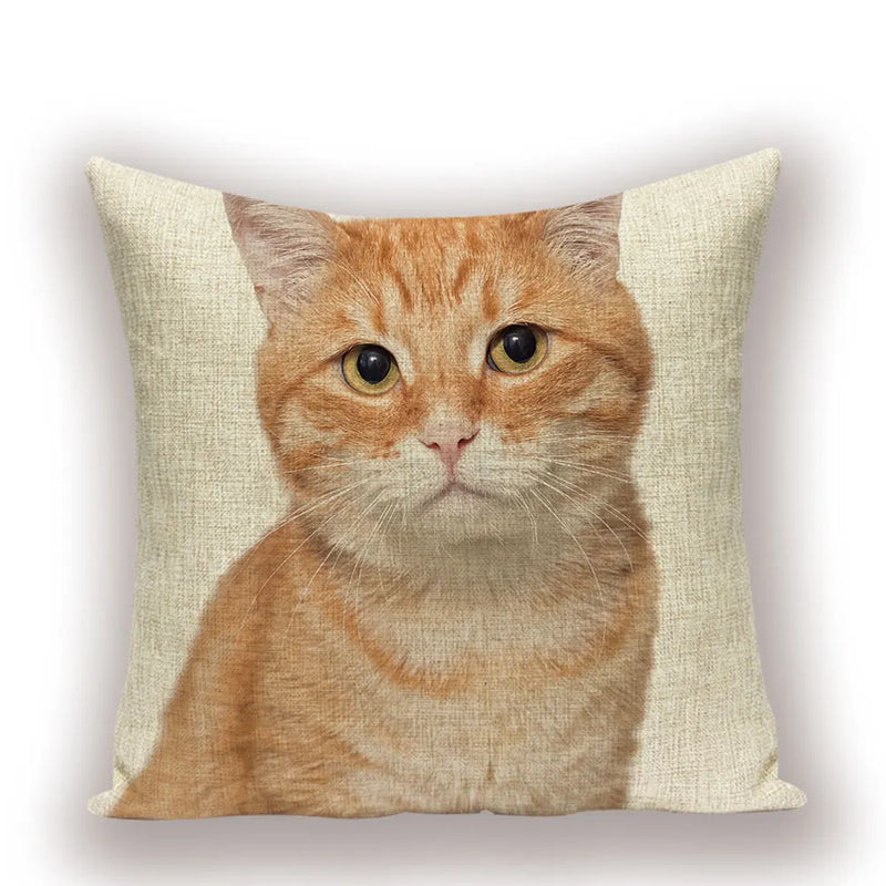 Axyaa Cartoon Cushion Cover 45x45cm - High Quality Pillowcase for Living Room