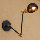 Axyaa Loft Style Retro Vintage Swing Arm LED Wall Sconce Industrial Light Fixtures