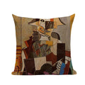 Axyaa Picasso Paintings Decorative Cushion Covers - Starry Night & Abstract Art