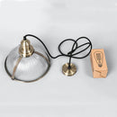 Axyaa Glass Shade Pendant Light: Vintage Loft Design, LED Bulb, Ideal for Dining Room & Office