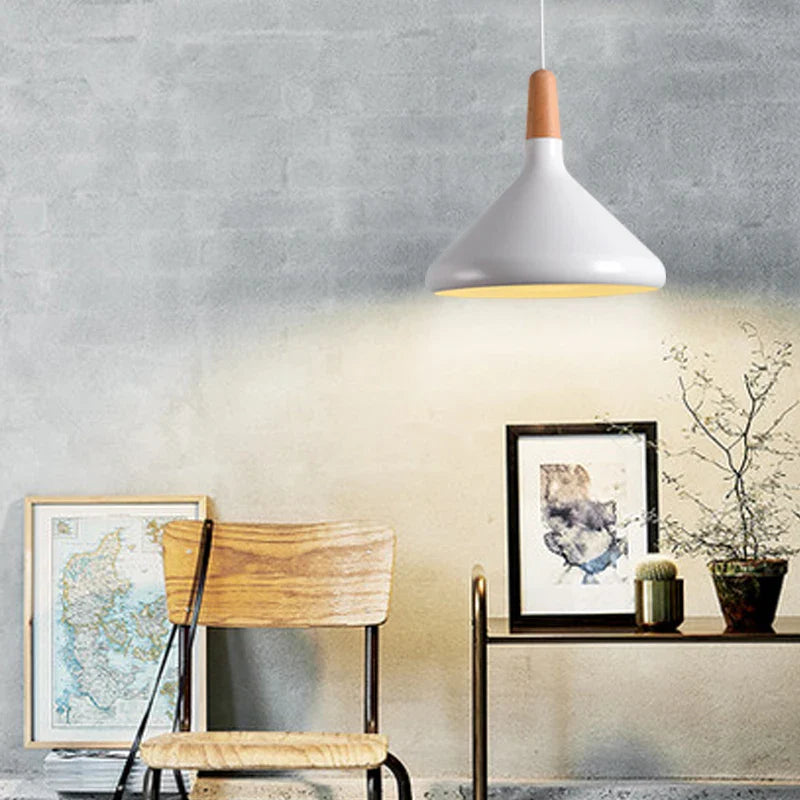 Axya Vintage Industrial Wood Pendant Lights for Loft and Coffee Bar