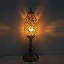 Axyaa Turkish Mosaic Table Lamp Vintage Art Deco Handcrafted Bedside Light