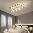 Axyaa Modern LED Ceiling Light Fixture for Living Room Bedroom, Dimmable and Sleek