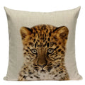 Axyaa Animal Series Cushion Cover: Tiger Elephant Monkey Pillow Cover Home Decor