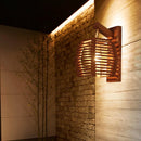 Axyaa Bamboo Wall Lamp: Vintage Chinese E27 Sconce Light for Home, Restaurant, Cafe