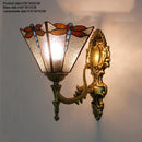 Stained Glass Lampshade Butterfly Pyramid Wall Lamp by Axyaa