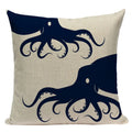 Nautical Anchor Throw Pillow Cover - Axyaa Branded Home Decor Collection
