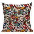 Axyaa Pug Dog Cat Bird Cushion Cover Sleep Dog Throw Pillow Cover