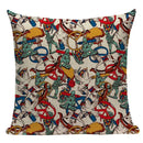 Axyaa Pug Dog Cat Bird Cushion Cover Sleep Dog Throw Pillow Cover