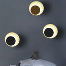 Colorful Round LED Wall Lamp Nordic Style Rotatable 300° Axyaa Brand