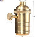Axyaa Vintage E27 Edison Lamp Holder with Switch - 110-220v
