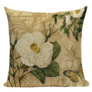 Axyaa Boho Kilim Leaf Cushion Cover - Retro Middle Eastern Style Home Decor