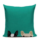 Axyaa Luxury Animal Pillow Case - 45x45cm Square Custom Cushion