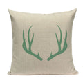 Axyaa Geometric Deer Pillow Cover - Nordic Home Decoration 45X45Cm
