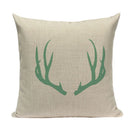 Axyaa Geometric Deer Pillow Cover - Nordic Home Decoration 45X45Cm