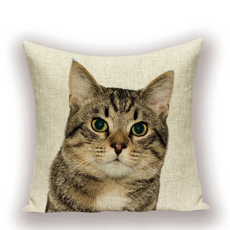Axyaa Cartoon Cushion Cover 45x45cm - High Quality Pillowcase for Living Room