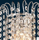 Axyaa Modern LED Crystal Wall Light Sconce, Stainless Steel Home Lighting