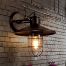 Axyaa Industrial Loft Wall Lamp for Bedroom Porch Balcony Stair Pub Cafe Sconce