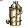 Axyaa Vintage Edison E27 Lamp Holder Base With Switch - 110-220v