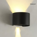 Axyaa Adjustable LED Wall Lamp Outdoor Waterproof Aluminum Garden Sconce