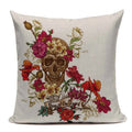 Axyaa Mexican Skull Cushion Covers: High-Quality Black Throw Pillow Cases
