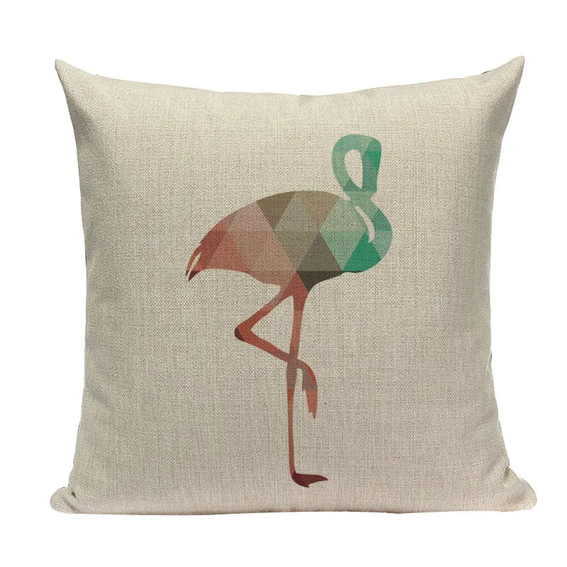 Axyaa Geometric Deer Pillow Cover - Nordic Home Decoration 45X45Cm