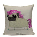 Axyaa Cartoon Animal Pillowcase for Sofa Bed - Cute Decorative Cushion Cover
