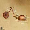 Axyaa Industrial Vintage Swing Arm Wall Sconce