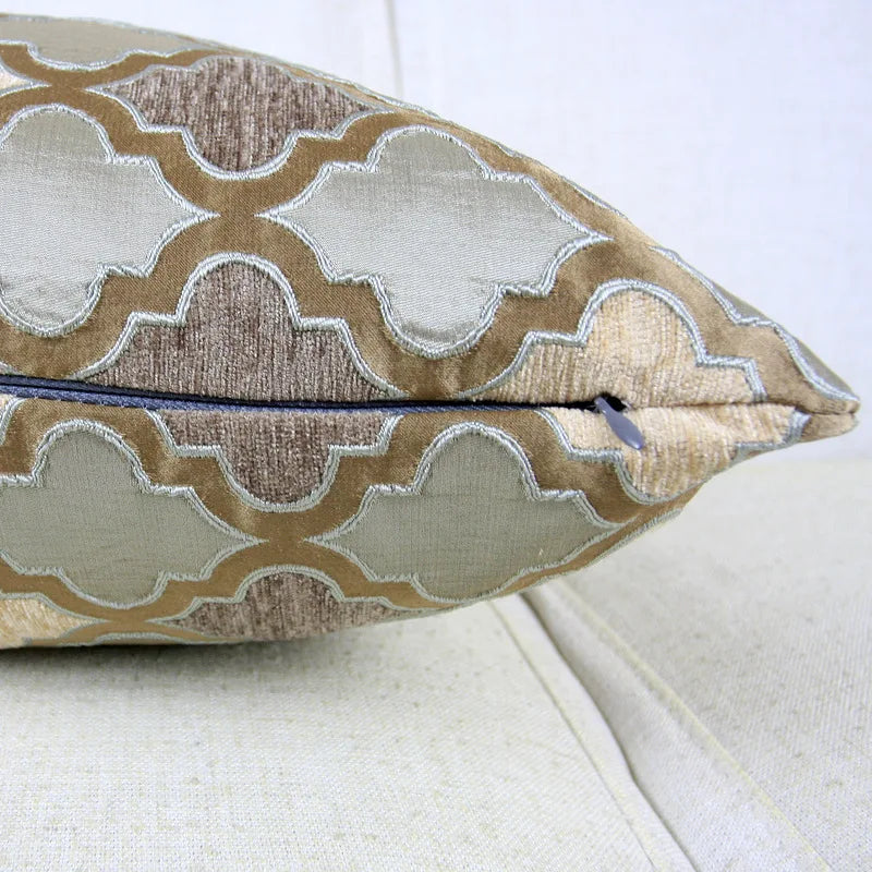 Axyaa Chenille Moroccan Style Cushion Cover - 45x45cm
