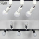 Axyaa Rotating Track Light: Modern E27 Holder Spot Ceiling Lamp