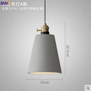 Nordic Cement LED Pendant Lights by Axyaa - American Vintage Dinning Room Suspension Fixture