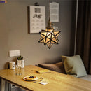 Axyaa Nordic Star LED Pendant Lamp: Colorful Glass Light for Bar, Living Room.