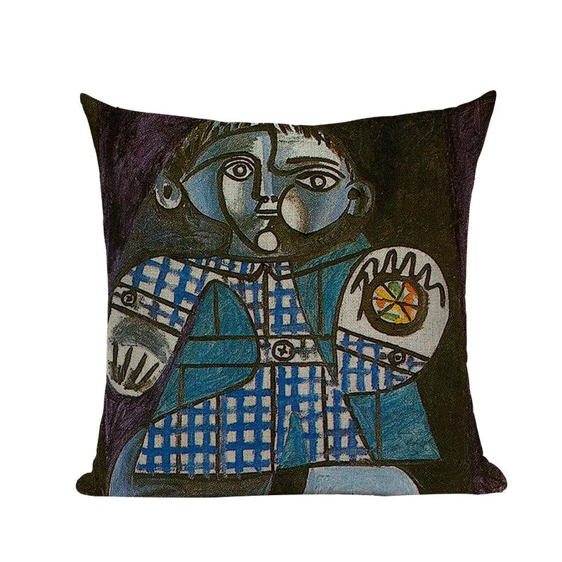 Axyaa Picasso Paintings Decorative Cushion Covers - Starry Night & Abstract Art