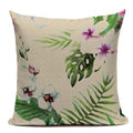 Axyaa Tropical Plant Banana Leaf Throw Pillow Cover for High Quality Home Decor