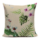 Axyaa Tropical Plant Banana Leaf Throw Pillow Cover for High Quality Home Decor