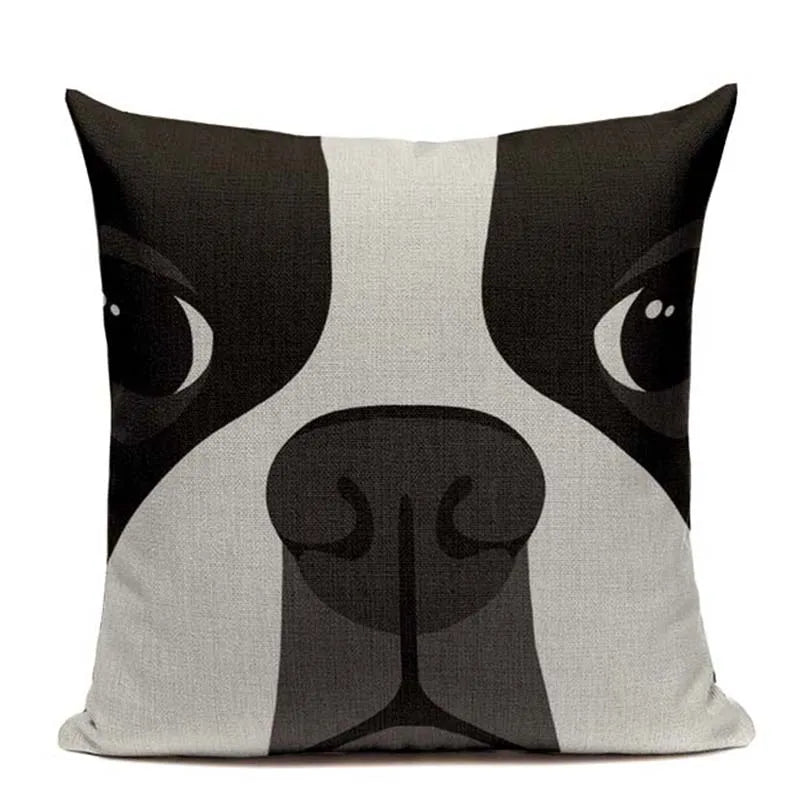 Axyaa Luxury Animal Pillow Case - 45x45cm Square Custom Cushion