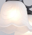 Axyaa European Style E27 LED Chandelier with Glass Lampshade