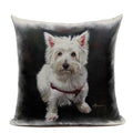 Animal Dog Cushion Cover French Bulldog Pug Pillowcase Woven Linen Decor Home Axyaa