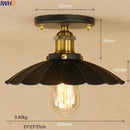 Axyaa Industrial Vintage Edison LED Ceiling Light Fixture