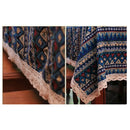 Axya™ Bohemian Stripe Cotton Dining Tablecloth in Various Sizes for Home Banquets