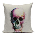 Axyaa Mexican Skull Cushion Covers: High-Quality Black Throw Pillow Cases