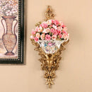 Luxury Palace Wall Hanging Resin Vase Home Decoration by Axyaa