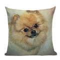 Axyaa Cute Dog Pillow Cases Cartoon Animal Decorative Pillows for Couch