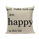 Axyaa Love Letter Cushion Cover Decorative Pillows Sofa Car Home Decor Linen Throw Pillow Case