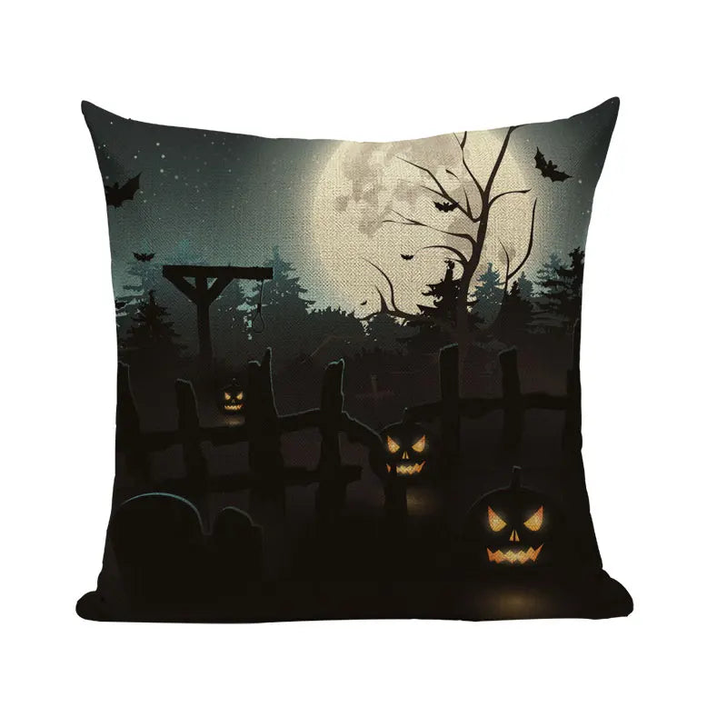 Halloween Skull Masquerade Cushion Cover - Axyaa Branded Decorative Throw Pillow Cover