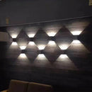 Axyaa Adjustable LED Wall Lamp Outdoor Waterproof Aluminum Garden Sconce