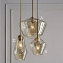 Axyaa Nordic Modern Glass Pendant Light for Kitchen, Living Room, Bedroom, Loft LED E26 E27