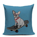 Axyaa Luxury Animal Pillow Case - 45x45cm Square Custom Cushion