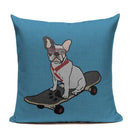 Axyaa Luxury Animal Pillow Case - 45x45cm Square Custom Cushion